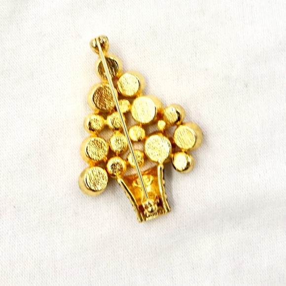 JOAN RIVERS Pin Brooch Christmas Tree Vintage - Picture 7 of 7